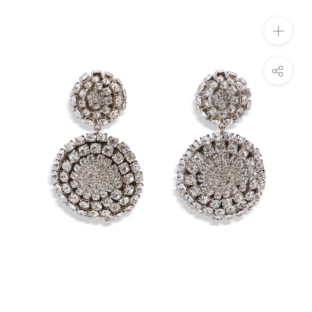 Lelet NY Crystal Drop Earrings NWT - Picture 9 of 9